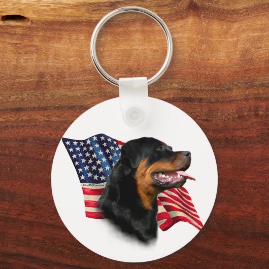 Porte-clés Indicateur Rottweiler (Recto)