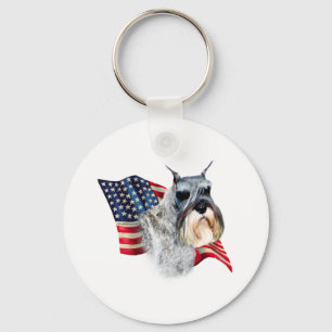 Porte-clés Indicateur Schnauzer standard