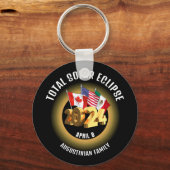 Porte-clés Indicateurs 2024 TOTAL SOLAR ECLIPSE Famille (Recto)