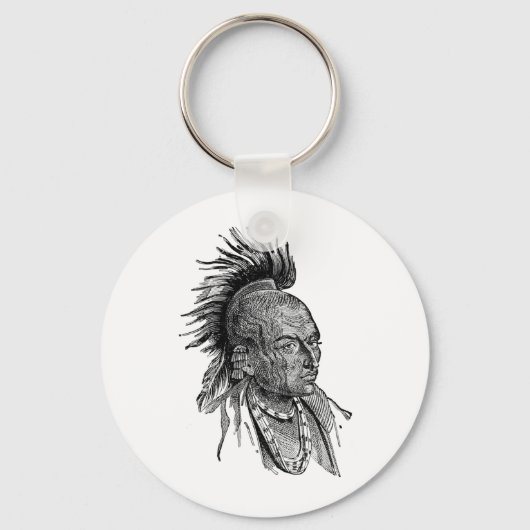 Porte-clés Indien américain (Recto)
