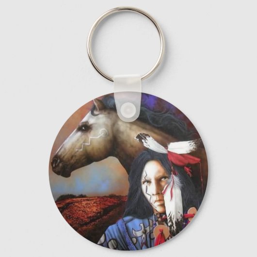 Porte-clés Indien/Cheval (Recto)