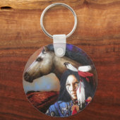 Porte-clés Indien/Cheval (Recto)