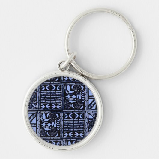 Porte-clés Indigo Batik Quilt (Devant)