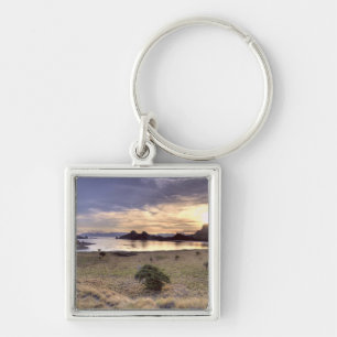Porte-clés Indonésie, parc national de Komodo. Coucher de sol