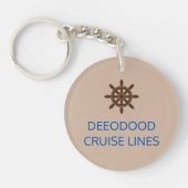 Porte-clés Industrie des navires de croisière (Devant)