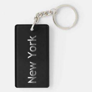 Porte-clés Industrielle New York - Sur le noir