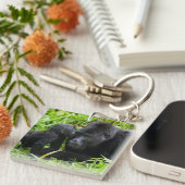 Porte-clés Infant Mountain Gorilla Kisses Silverback (Devant Droit)