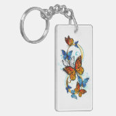 Porte-clés Infinité de papillons monarques (Devant gauche)