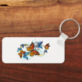 Porte-clés Infinité de papillons monarques (Recto)