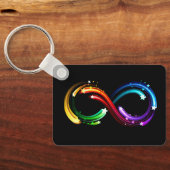 Porte-clés Infinity symbol of rainbow comets (Verso)