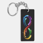Porte-clés Infinity symbol of rainbow comets (Devant gauche)