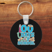 Porte-clés Infirmière 100 Jours D'École (Recto)