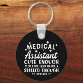 Porte-clés Infirmière Cadeau Assistant Médicale Assez mignon (Recto)