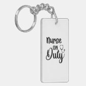 Porte-clés Infirmière-cadeau en service (Devant gauche)