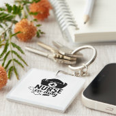 Porte-clés Infirmière-cadeau en service (Devant Droit)