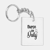 Porte-clés Infirmière-cadeau en service (Devant gauche)