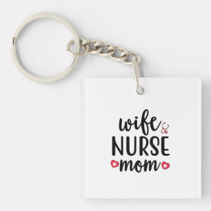 Porte-clés Infirmière Cadeau Femme Infirmière Maman