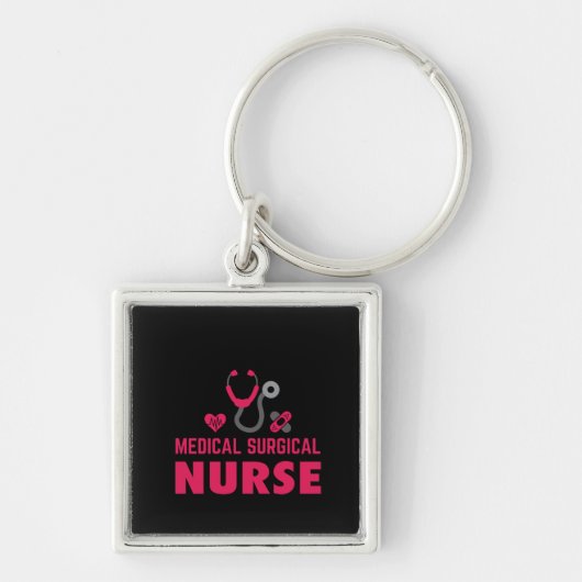 Porte-clés Infirmière Cadeau Médicale (Devant)
