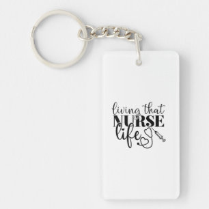 Porte-clés Infirmière Cadeau Vivre Cette Infirmière Vie