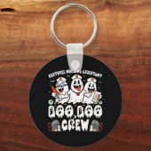 Porte-clés Infirmière certifiée Halloween Fantôme ISA (Recto)