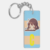 Porte-clés Infirmière Chibi Originale 2.0 - Recharge du Systè (Devant gauche)