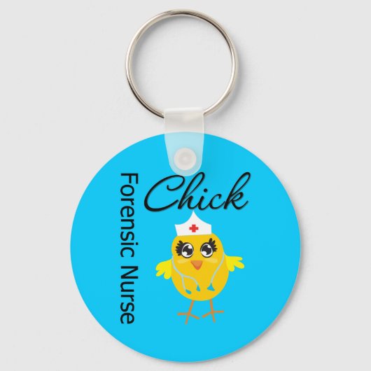 Porte-clés Infirmière Chick v1 Infirmière médicolégale (Recto)