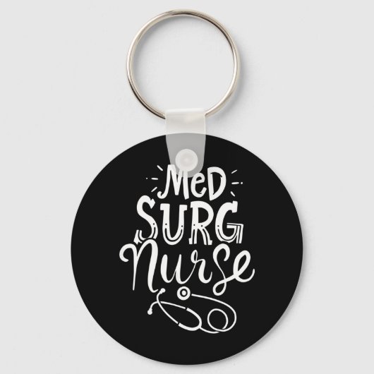 Porte-clés Infirmière chirurgicale Médicale Médecine Surg Nur (Recto)