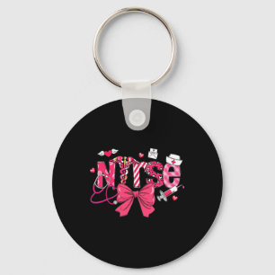 Porte-clés Infirmière Coquette Arc Saint-Valentin Rose Favori