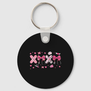 Porte-clés Infirmière de la Saint-Valentin Xoxo Arc Rose Rn P