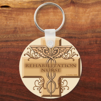 Porte-clés Infirmière de réadaptation Caduceus