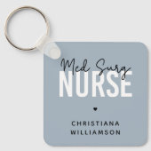 Porte-clés Infirmière de surg sur mesure | Infirmière Médical (Recto)