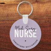 Porte-clés Infirmière de surg sur mesure | Infirmière Médical (Recto)