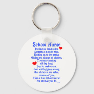 Porte-clés Infirmière d'école