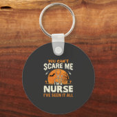 Porte-clés Infirmière d'Halloween Fais-moi peur (Recto)