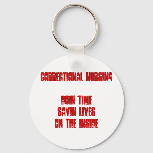 Porte-clés Infirmière-drôle (Recto)