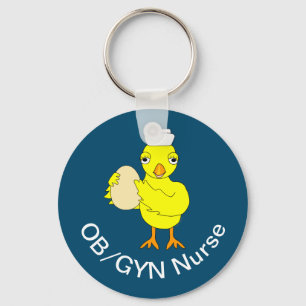 Porte-clés Infirmière du BO/GYN