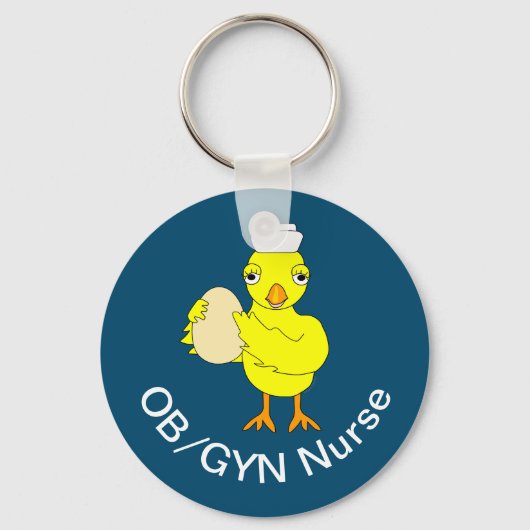 Porte-clés Infirmière du BO/GYN (Recto)