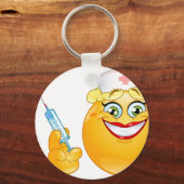 Porte-clés infirmière émoji (Recto)