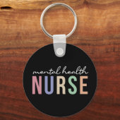Porte-clés Infirmière en santé mentale Cadeaux pour infirmièr (Recto)