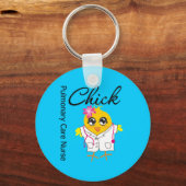 Porte-clés Infirmière en soins pulmonaires Chick v2 (Recto)