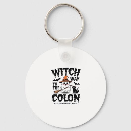 Porte-clés Infirmière Endo Halloween Infirmière gastro-intest (Recto)