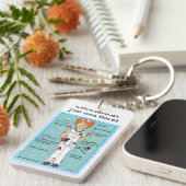 Porte-clés infirmière et j'en suis fière! (Devant droit)