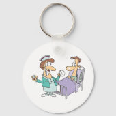 Porte-clés Infirmière Et Porte - clé De Patient (Verso)
