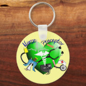 Porte-clés Infirmière et précepteur cadeaux (Recto)