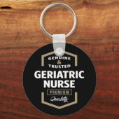 Porte-clés Infirmière gériatrique | Idées cadeaux (Recto)