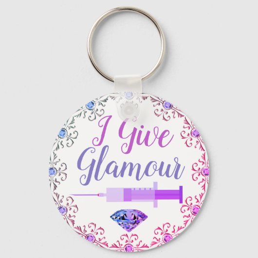 Porte-clés Infirmière glamour (Recto)