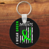 Porte-clés Infirmière Green pour mes patients (Recto)