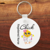 Porte-clés Infirmière inscrite Chick v2 (Recto)