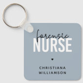 Porte-clés Infirmière médico-légale | Cadeaux de soins infirm (Recto)
