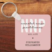 Porte-clés Infirmière néonatale NNP personnalisée (Recto)